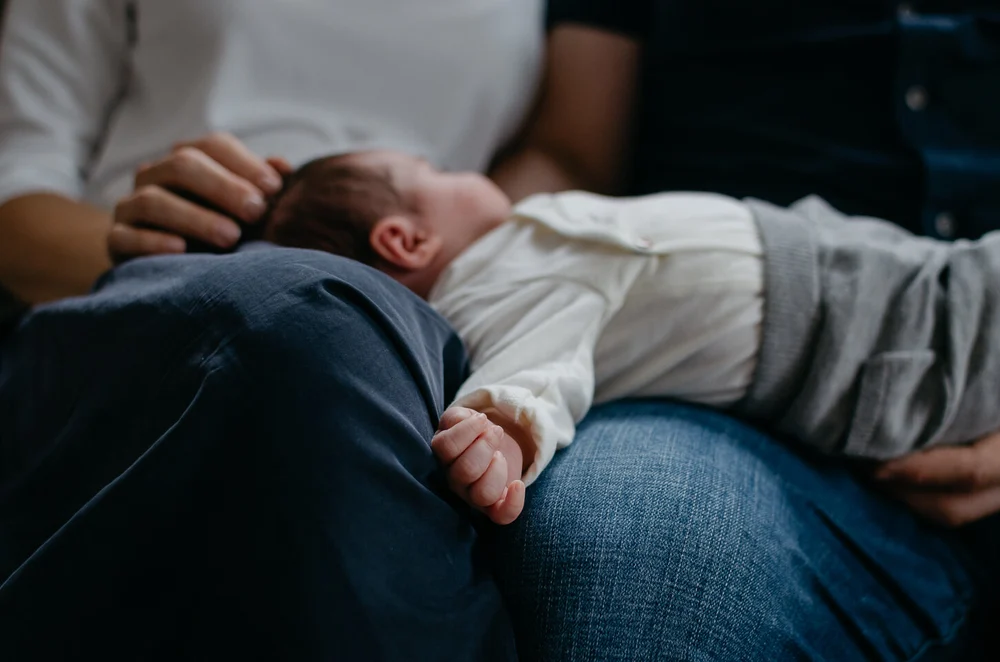 Newborn baby fingers