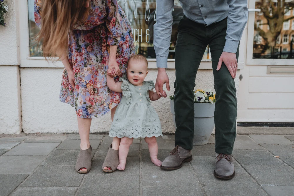 Turning One-Year-Old Family Photoshoot in Amsterdam