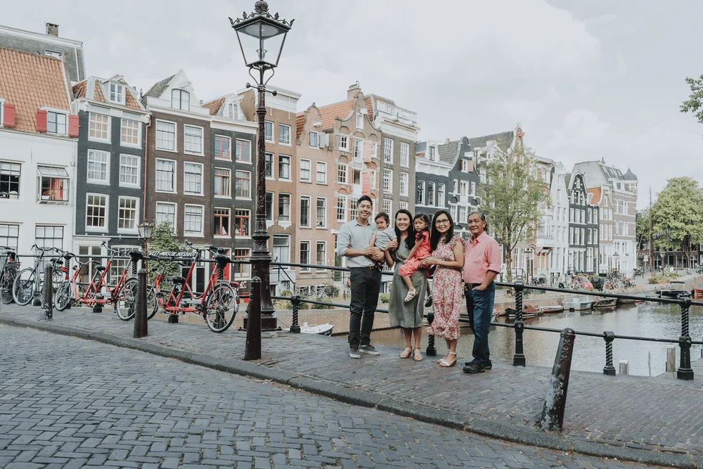Family in Amsterdam