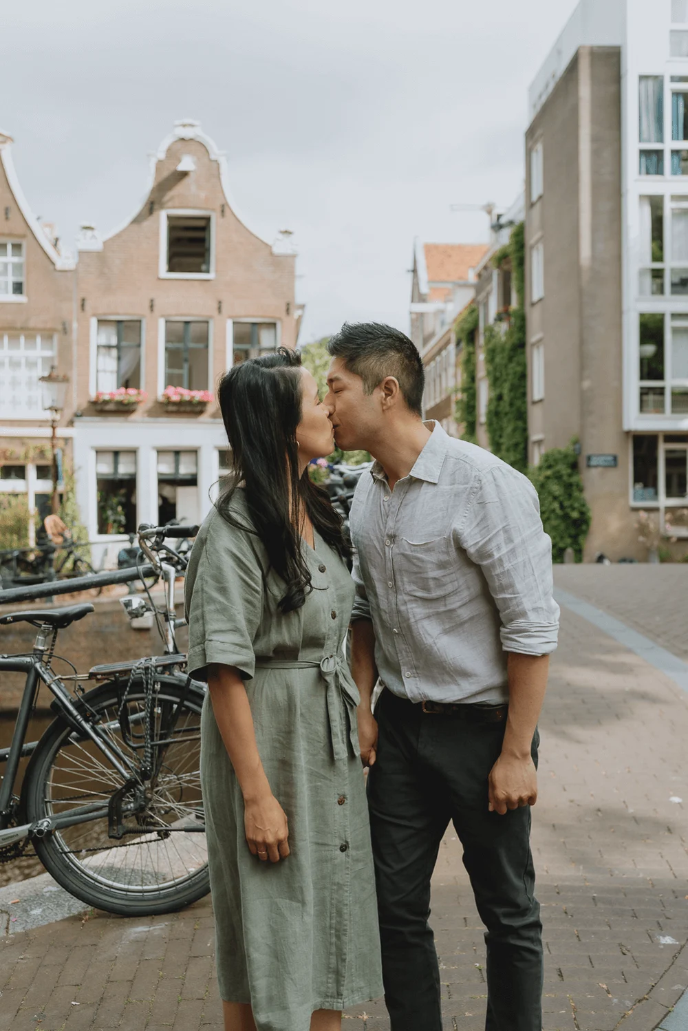 Couple kissing
